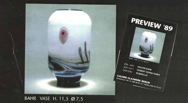Preview 1989 der Galerie Glaswerk
